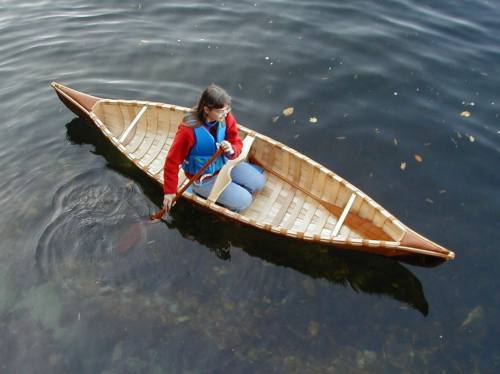 poto of me paddling my canoe